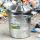 Galvanised Trash Bin Mni 15L image
