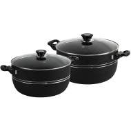 Ashley NS Casserole 30-32CM BLACK INDUCTION