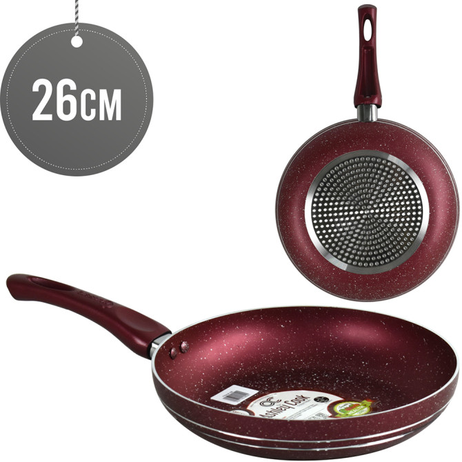 Ashley NS Fry Pan 26CM RED Induction NON STICK COOKWARE image