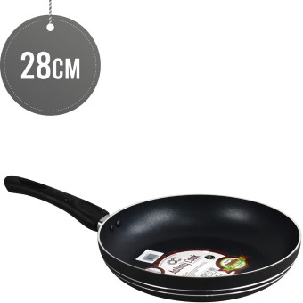 Ashley NS Fry Pan 28CM BLACK Induction
