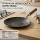 Heavy Duty Iron Curved Bottom Tawa/Pan 12'' image