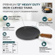 Heavy Duty Iron Curved Bottom Tawa/Pan 12'' image