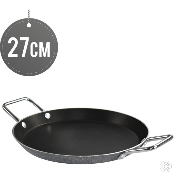 Ashley Non-Stick PAELLA Pan 27cm Steel Handle NON STICK COOKWARE image