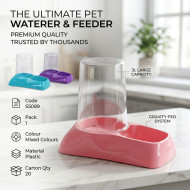 Automatic Pet Water & Feeding Dispenser 3L