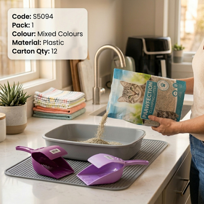 Cat Litter Scoop With Cover PETS image