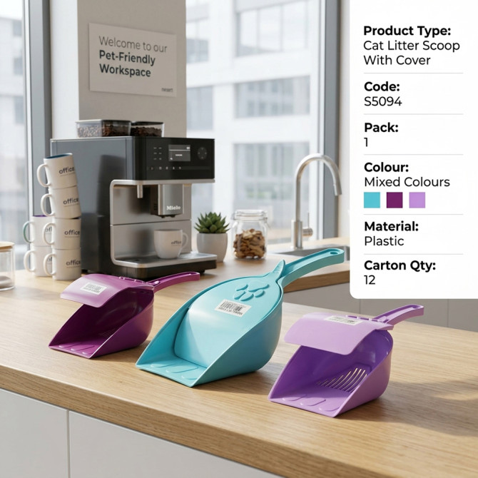 Cat Litter Scoop With Cover PETS image
