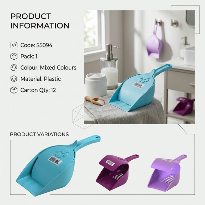 Cat Litter Scoop With Cover PETS image