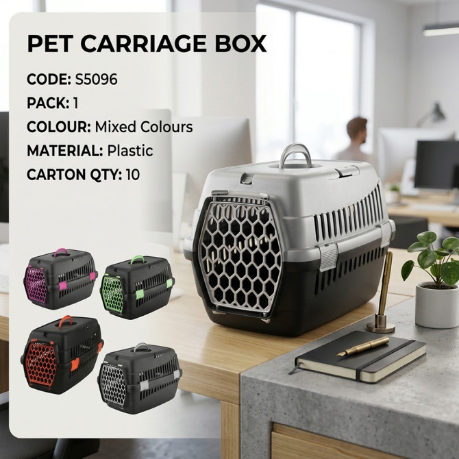 Pet Carriage Box 50x36x61.5cm PETS image