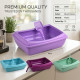 Pet Cat Litter Tray 49x38x15cm PETS image
