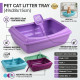 Pet Cat Litter Tray 49x38x15cm PETS image