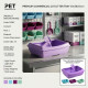 Pet Cat Litter Tray 49x38x15cm PETS image
