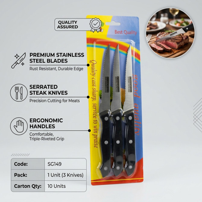 Kitchen Knife Set 4