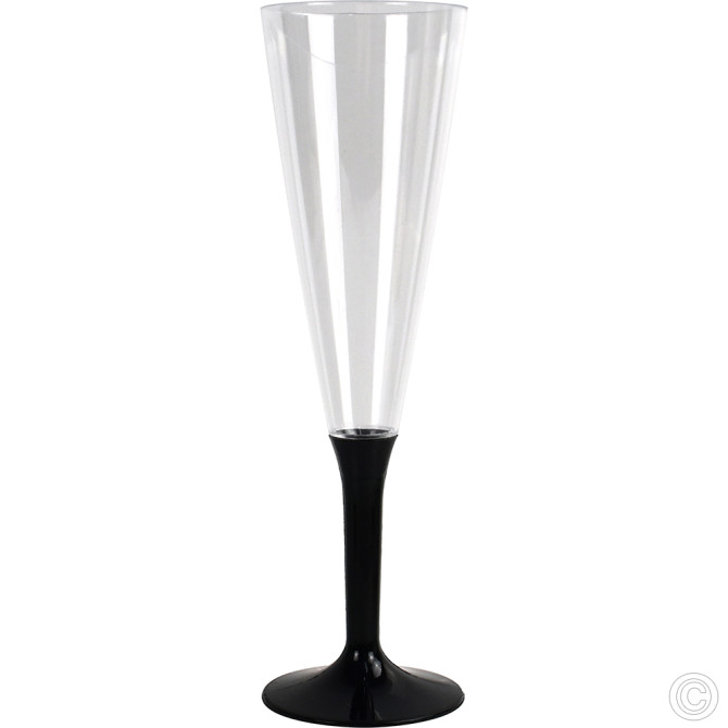 Reusable Champagne Glass 150ml 4pk REUSABLE PLASTIC DISPOSABLE image