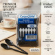 Reusable Plastic Tea Spoon 100 Pack Black image
