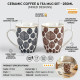 Coffee Tea Cups 250ml (mixed designs) image