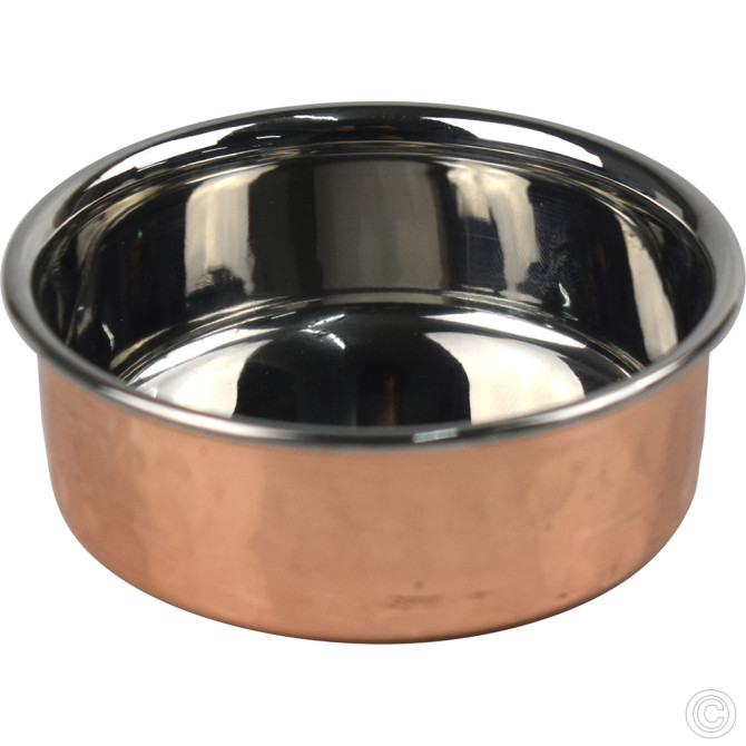 Copper Steel Bowl / Katori 150 ml (suitable for thali) SERVEWARE image