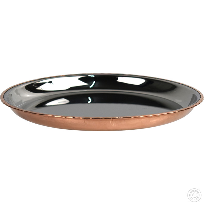 Copper Steel China Plate 18cm SERVEWARE image