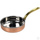Copper Steel Fry Pan With Brass Handle No1 300 ml image