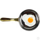 Copper Steel Fry Pan With Brass Handle No1 300 ml image