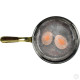 Copper Steel Fry Pan With Brass Handle No2 530 ml image