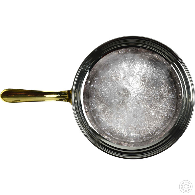 Copper Steel Fry Pan With Brass Handle No3 850 ml image