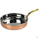 Copper Steel Fry Pan With Brass Handle No3 850 ml image