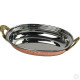 Copper Steel Oval Dish With Brass Handles No1 7