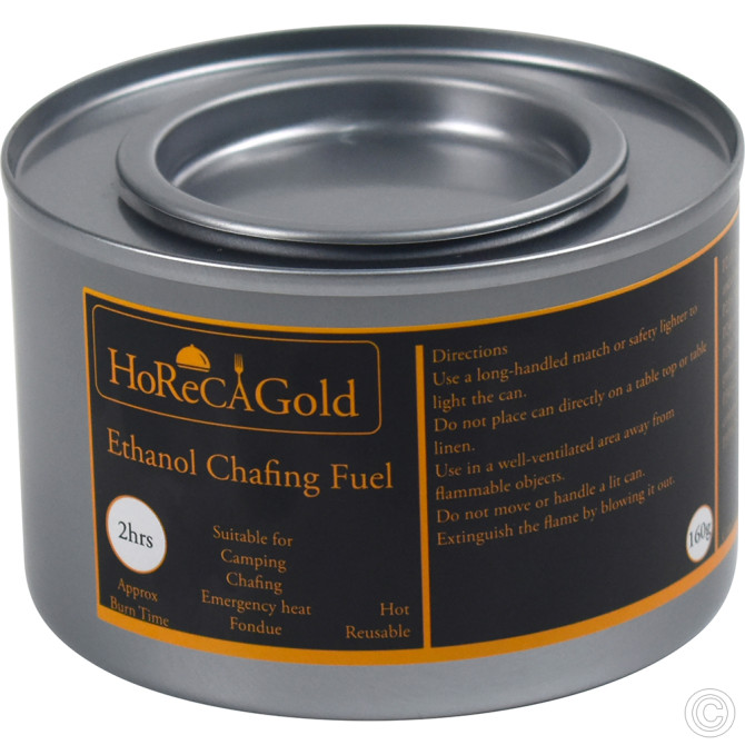 HorecaGold Ethanol Chafing Fuel 160g 12pack (2 hours) image
