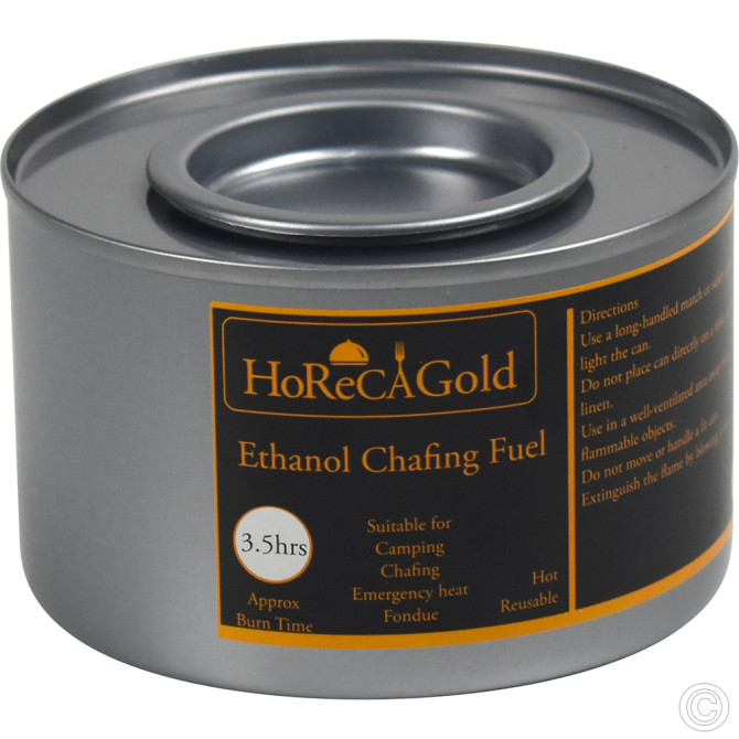 HorecaGold Ethanol Chafing Fuel 195g 12pack (3.5 hours) image