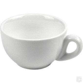 HorecaGold Porcelain Cappuccino Cup 300ml 10oz White 