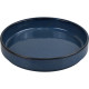 HorecaGold Porcelain Round Stacking Tray 650ML 22Oz Reactive Glaze Blue image