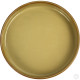 HorecaGold Porcelain Round Stacking Tray 800ML 28Oz Reactive Glaze Brown SERVEWARE image