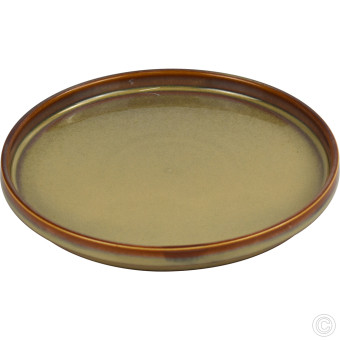 HorecaGold Porcelain Straight Edge Plate 165MM 6.5