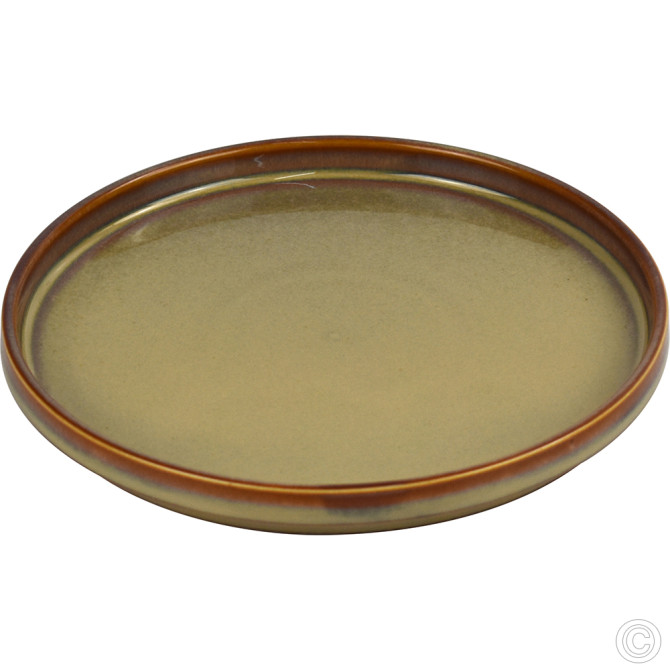 HorecaGold Porcelain Straight Edge Plate 165MM 6.5