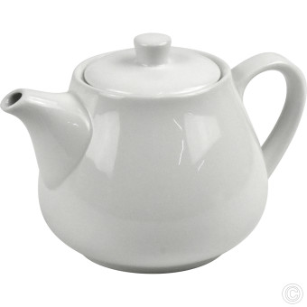 HorecaGold Porcelain Tea Pot 700ml White 