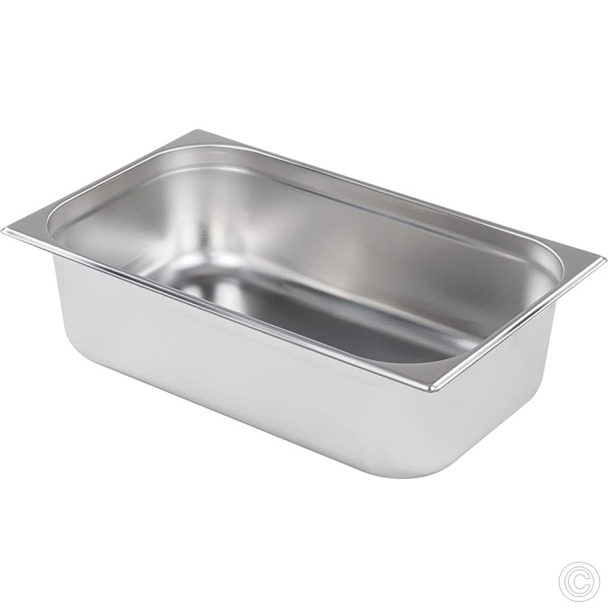 HorecaGold Stainless Steel Gastronorm Container 1/1 150mm Deep SERVEWARE image