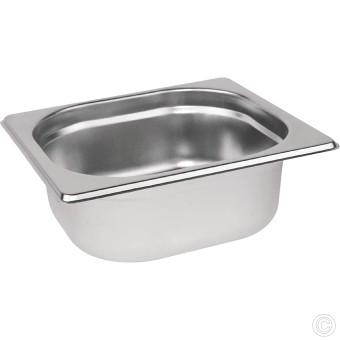 HorecaGold Stainless Steel Gastronorm Container 1/6 65mm Deep
