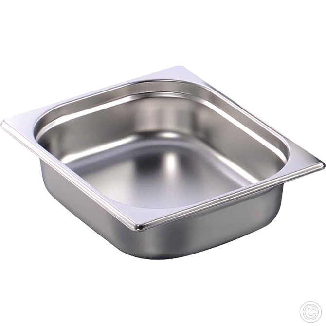 HorecaGold Stainless Steel Gastronorm Container Perforated 1/2 20 mm Deep SERVEWARE image