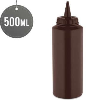 Sauce Bottle Brown 500ml (17oz)