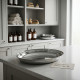 Stainless Steel Oval Curry Dish 25cm image