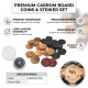 Carrom Board Coins And Striker SPORTS image