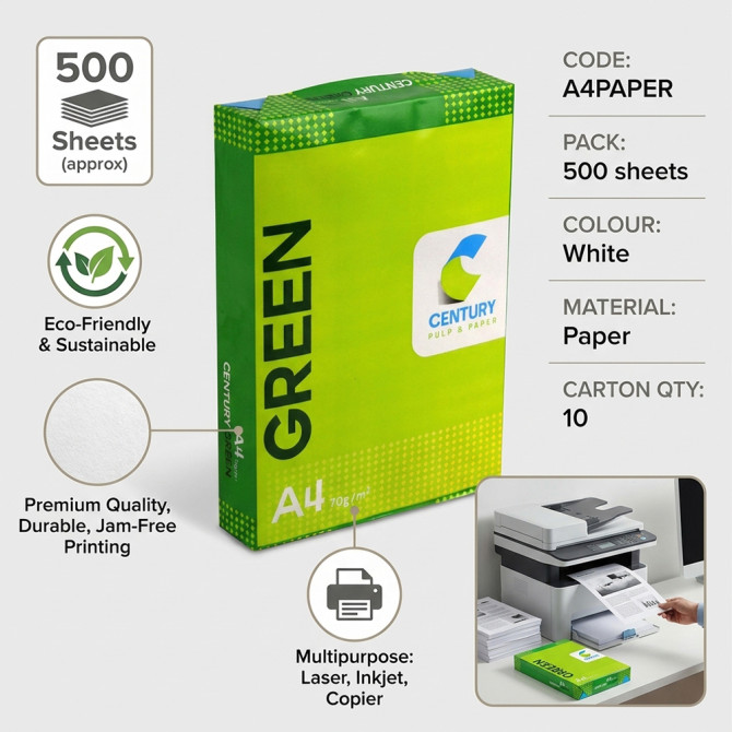 A4 PAPER 500 Sheets (approx) STORAGE & ORGANISATION image