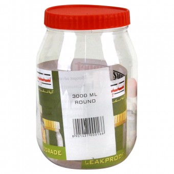 Plastic Food Storage Jars Containers 3L 