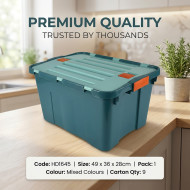 Hard Plastic Storage Tool Box 34L