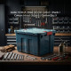 Hard Plastic Storage Tool Box 34L 490x 360x 280mm image