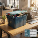 Hard Plastic Storage Tool Box 34L 490x 360x 280mm image