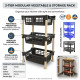 Modular Plastic Vegetable Rack 3 Tier image