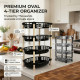 Oval 4 Tier Fruit and Vegetable Kitchen Rack STORAGE & ORGANISATION image