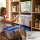 Plastic Stackable Storage Box With Lid 50L image
