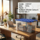 Plastic Storage Box With Clip Lid & Wheels 100L image